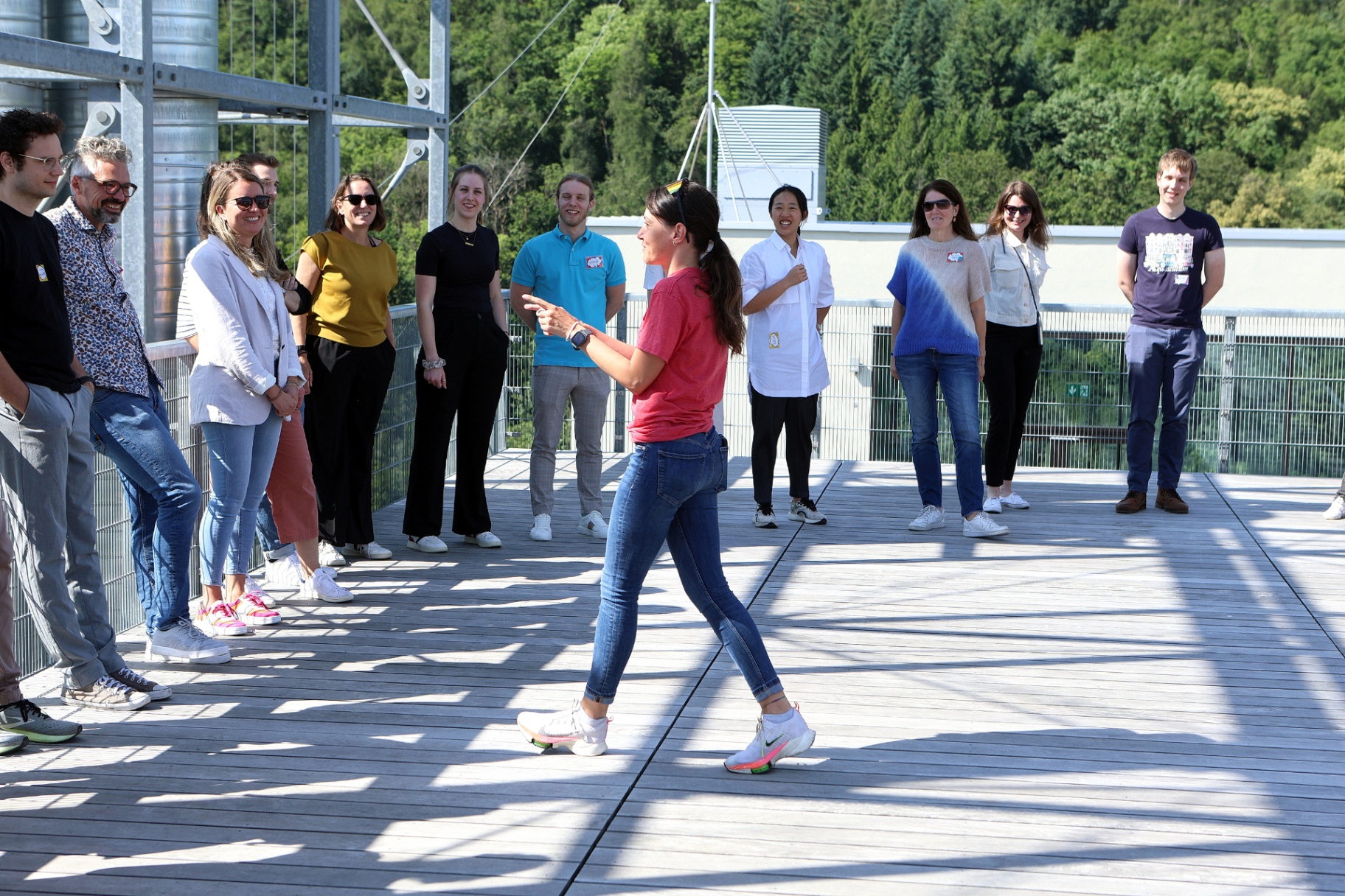 Teodora leading a workshop